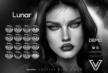 Second Life Marketplace - [ VelvetVue ] Lunar Eyes :: DEMO